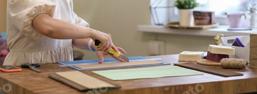 Preview: Decorative candles made of beeswax with a honey aroma. Handmade wax candle