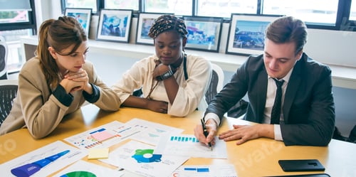 Preview: business approve and certificate concept, confirmation of business marketing document permit