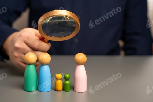 Preview: Conceptual image of a same-sex marriage family consisting of two men and children.