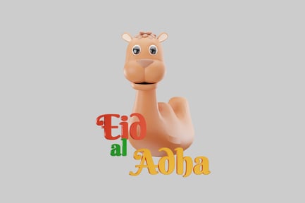 Preview: Eid al-adha camel figure
