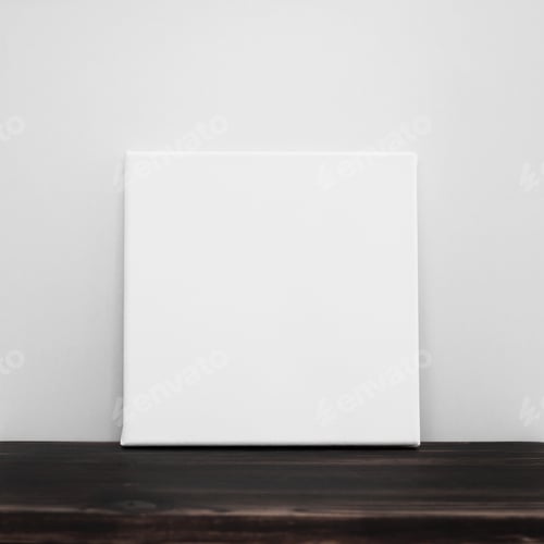 Preview: Blank canvas frame.