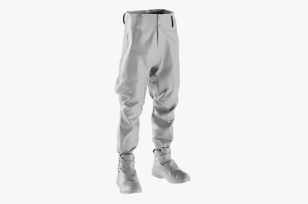 Preview: Men's Base Mesh Pants with Hiking Boots