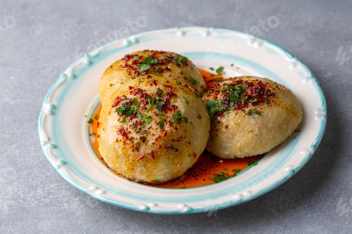 Preview: Kibbeh is a popular dish in Middle Eastern cuisine (Turkish name; icli kofte - Kitel - Siirt kofte)