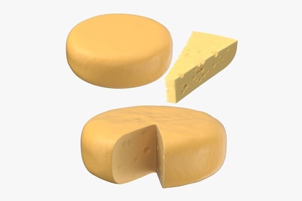 Vista previa: Colleción de quesos Emmental: Rueda y cuña