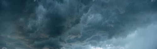 Preview: Storm Clouds, panoramic photo, place for text or site header