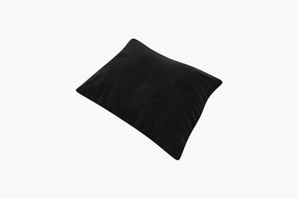 Preview: Black square pillow