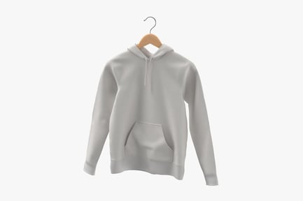Preview: Fitted Hoodie, Female Style on Hanger