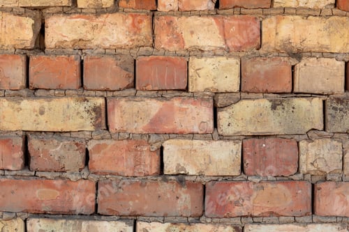 Visualização: Fundo de textura de parede de tijolo vermelho