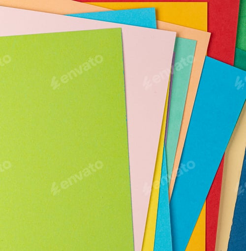 Preview: Background of colored paper