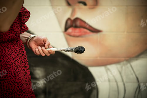 Preview: painter with brush