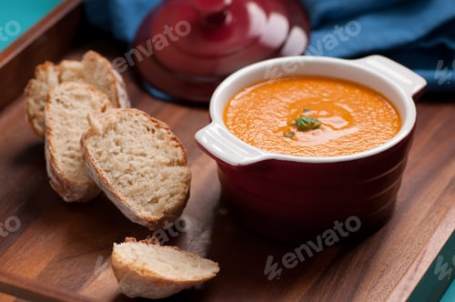 Preview: squash and chickpea tomato soup