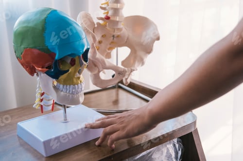 Preview: brain and artificial skeleton