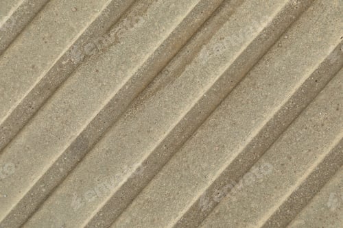 Preview: Close-up of beige-grey beton surface with diagonal stripes