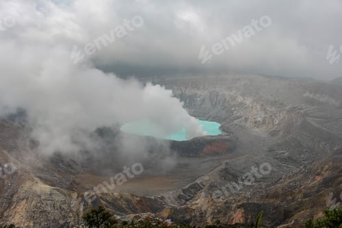 Preview: Active volcanos in Costa Rica. Nature. Earth. Smoke.