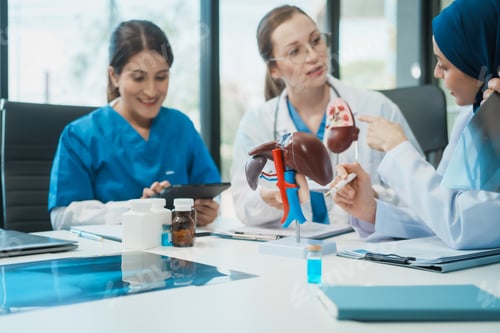 Preview: A diverse group of healthcare professionals, including doctors, nurses, and specialists