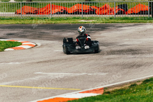 Preview: Woman driving go-cart