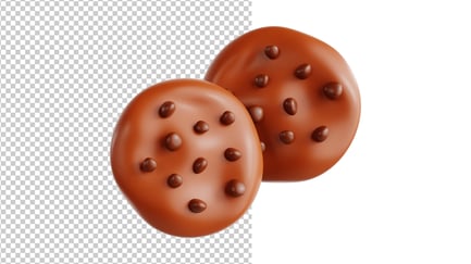 Preview: 3D Cookies Chocolate Chip Snack