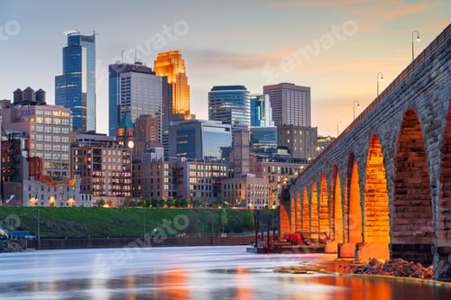 Preview: Minneapolis, Minnesota, USA Skyline