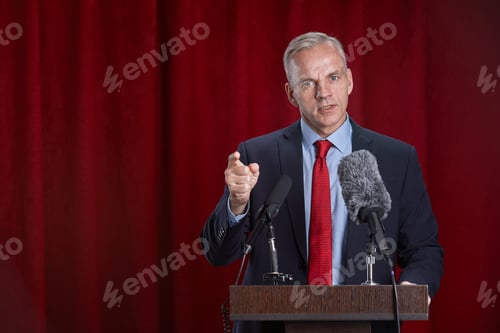 Preview: Mature Speaker on Stage