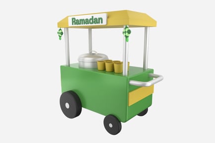 Preview: Ramadan Food Market 3D Illustration