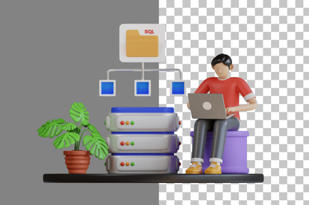 Preview: SQL Developer 3D Illustration