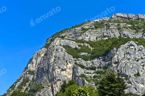 Preview: Of the Saleve massif mountain in Collonges-sous-Saleve France