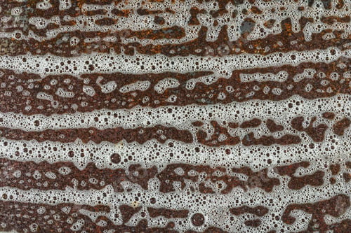Preview: Suds And Rust Metal Plate Texture. Cleaning The Surface Of Dirt