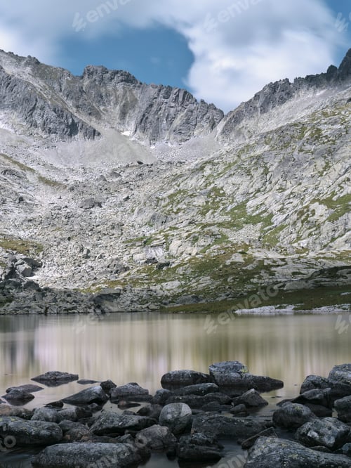 Preview: High Tatras rocky mountains and lake in Slovakia