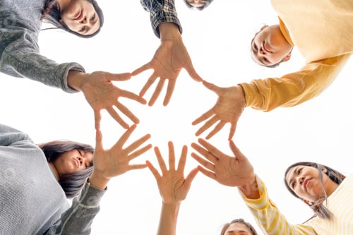 Preview: Team Hands Empathy Trust Partner partnership grow connect business partner and connection