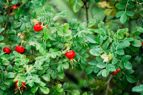 Preview: Red Rose Hip Or Rosehip, Also Called Rose Haw And Rose Hep, Is A