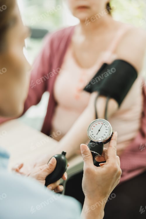 Preview: Close-Up Of A Checking The Blood Pressure