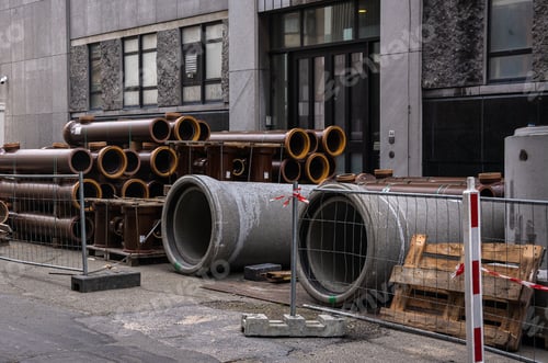 Preview: Pipes ready to be installed
