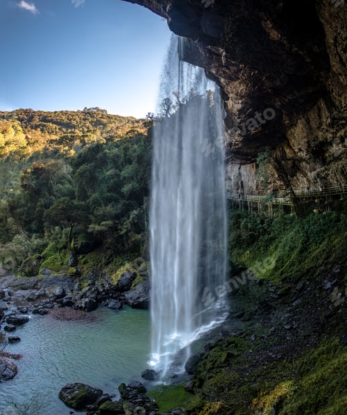 Preview: Salto Ventoso Waterfall - Farroupilha, Rio Grande do Sul, Brazil