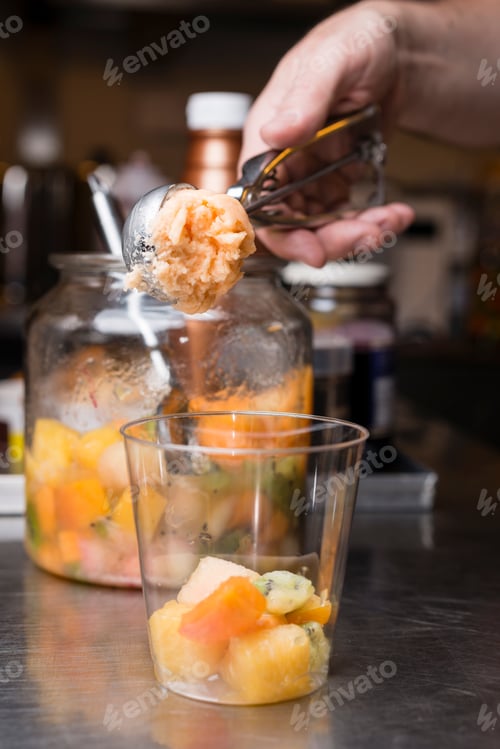 Preview: Italian ice cream artisanal preparation