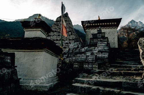 Preview: Buddhist stupas in the Himalayas