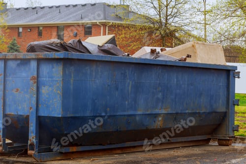 Preview: container Over flowing Dumpsters being full with garbage