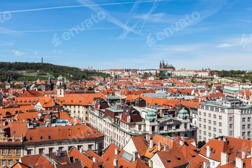 Preview: View of Stare Mesto (Old City) and and St. Vitus Cathedral