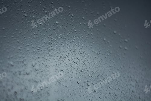 Preview: drops of rain on the glass. soft focus