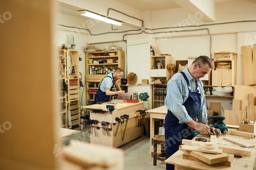 Preview: Carpenters in Workshop