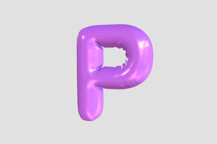 Preview: 3D P Alfabet