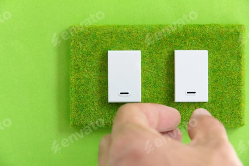 Preview: Turn off the light,earth hour concept