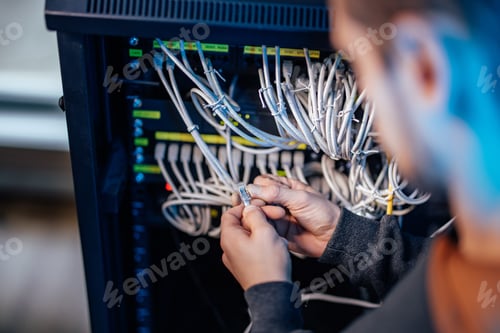 Preview: Connection procedure. Checking ethernet jack.
