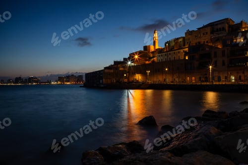Preview: Port of Jaffa, Tel Aviv-Yafo, Israel. Morning Sunrise