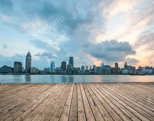 Preview: the bund of shanghai on twilight