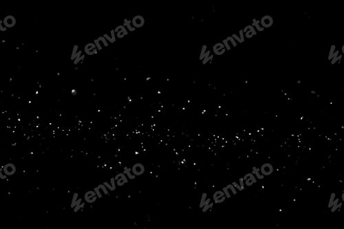 Visualização: Sobreposição de neve caindo. Queda de neve para uso como camada de textura. Elemento de design de férias para sobreposição.