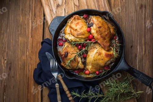 Preview: Roasted chicken for Thanksgiving or Christmas holiday dinner