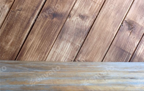 Vista previa: Brown wood plank wall texture background