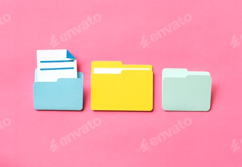 Preview: Paper craft art of document folder