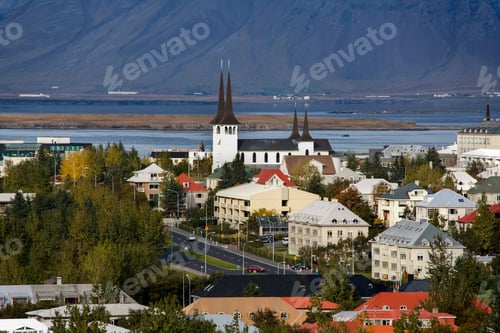 Preview: Overview of Central Reykjavik in Iceland