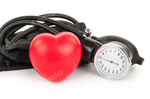 Preview: Black tonometer and heart
